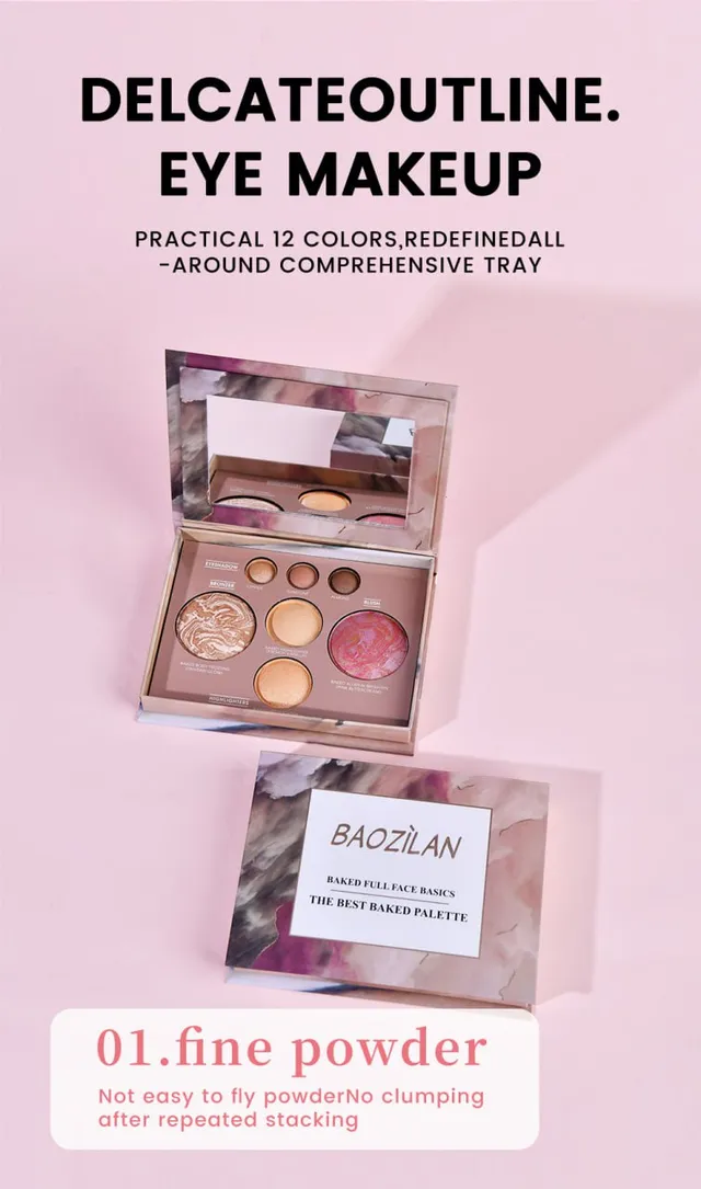 🔥 best seller | baozilan 7 color all in one makeup palette – eyeshadow, blush, bronzer & highlighter face palette 🔥 best seller | baozilan 7 color all in one makeup palette – eyeshadow, blush, bronzer & highlighter face palette