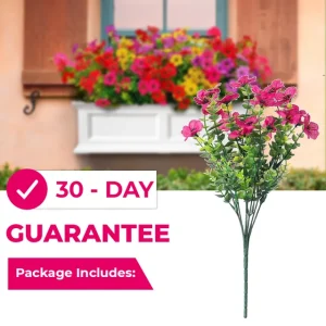 last day 50 offrealistic uv resistant outdoor flowers zero maintenance
